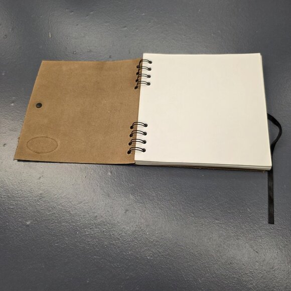 Land Rover Logo Leather Paper Blank Notebook-by Mulholland Brothers - Picture 3 of 3